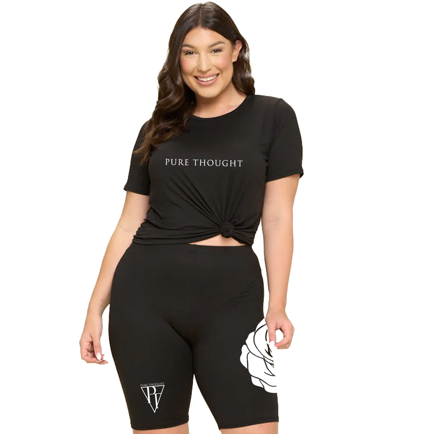 PT PLUS-SIZE High rise Bike Shorts Set
