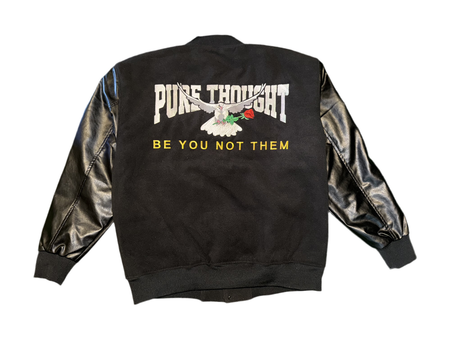 Pure Thought Custom Embroidery Letterman Jacket