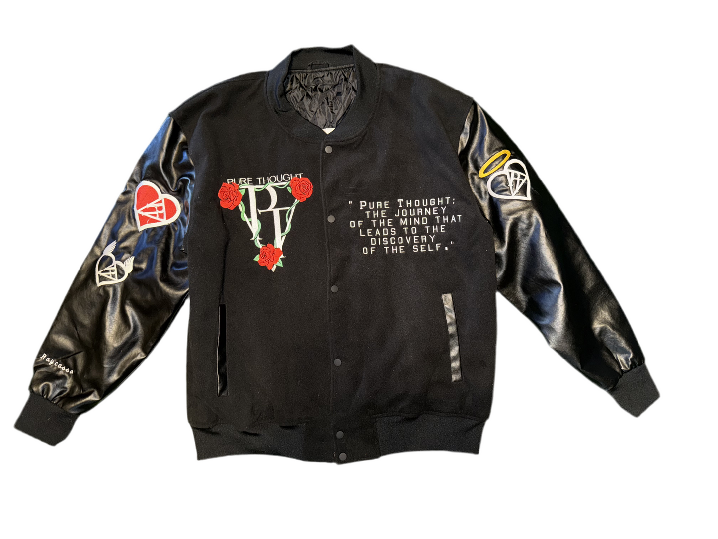 Pure Thought Custom Embroidery Letterman Jacket
