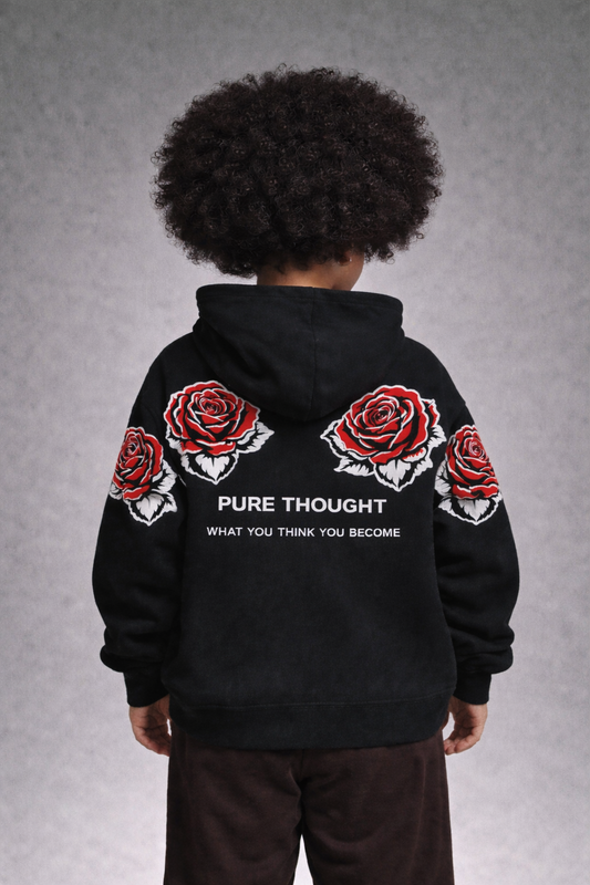 (Kids) Pure Thought “You Become” Rose Hoodie