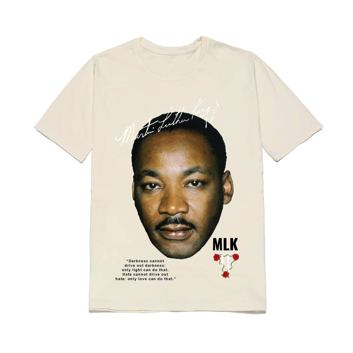 MLK Legacy Off-White T-Shirt – 100% Cotton (Juneteenth Edition)