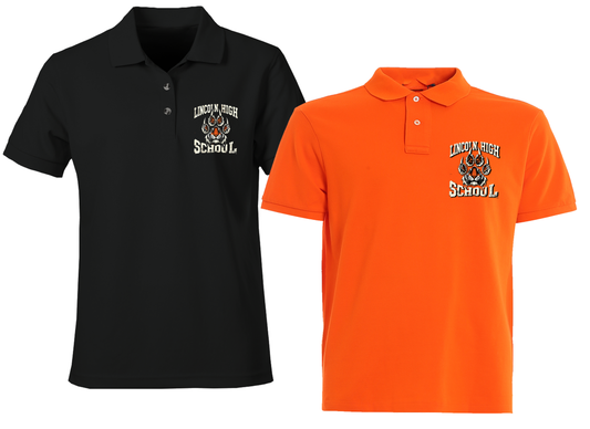 LINCOLN HS Collar Shirt "Tiger Paw"