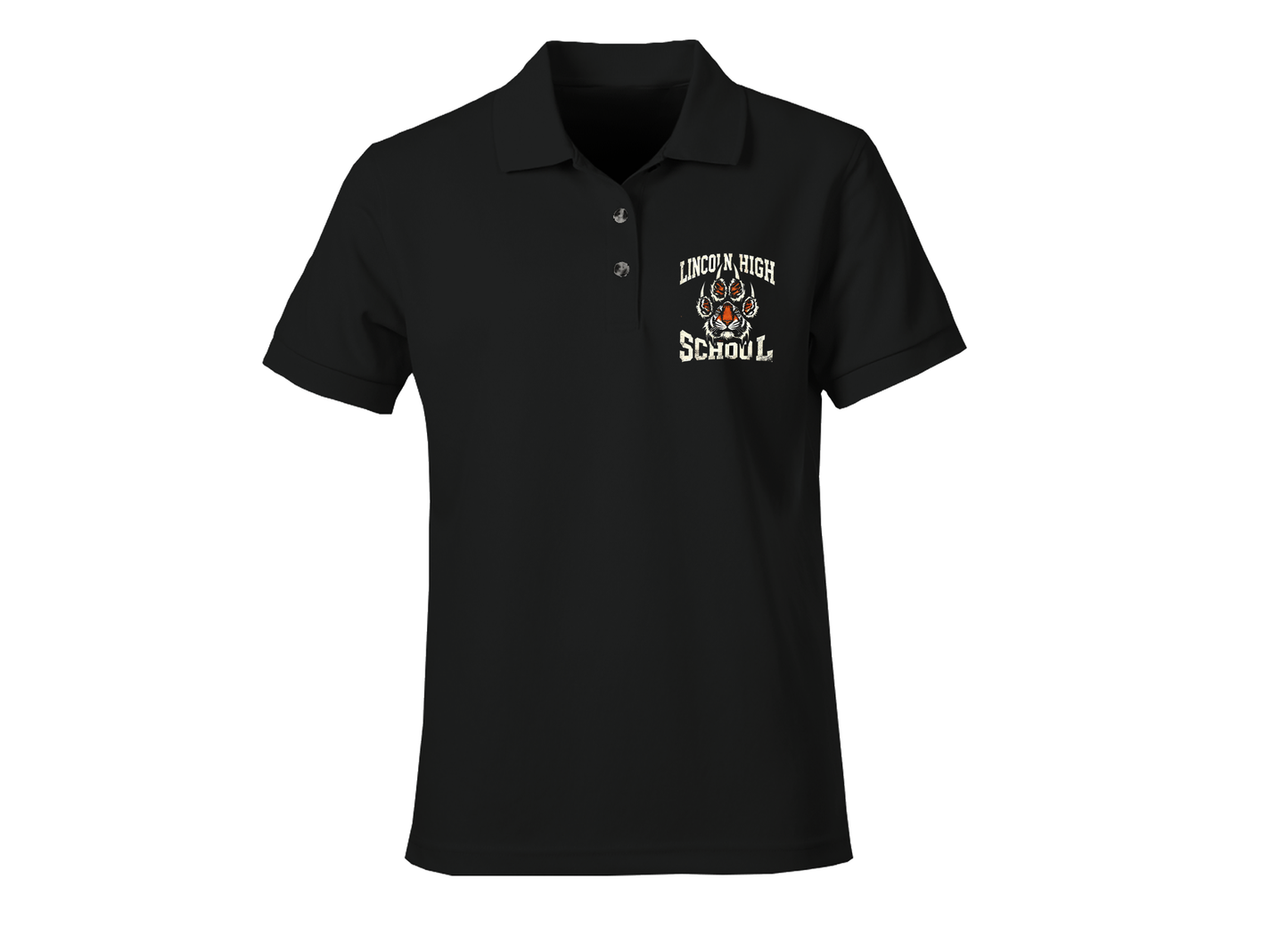 LINCOLN HS Collar Shirt "Tiger Paw"